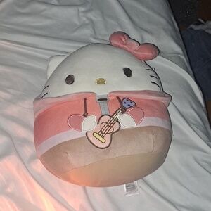 Hello Kitty Gutair Medium Squishmallow!